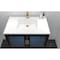 Castello Usa Rosario 36-inch Wall-Mounted Vanity Base - Blue CB-RO-36BLU-GLD-VBO - alternate 3